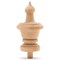 Wood Finials, 3-1/2 inch for Crafts, Bedposts, Flagpole, DIY Dcor |Woodpeckers
